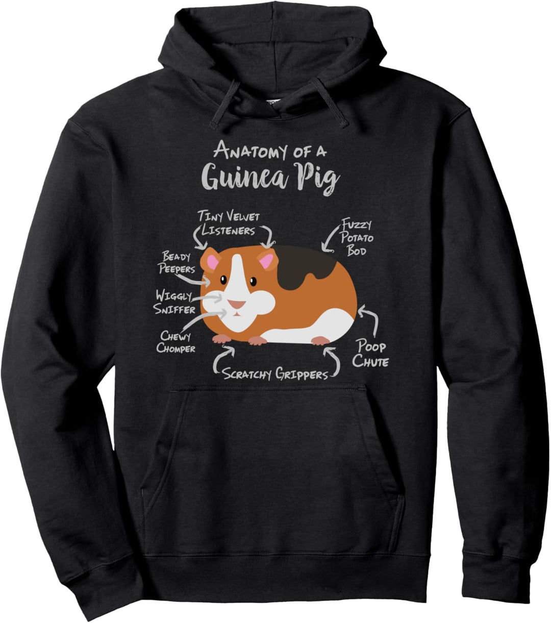 Anatomie eines Meerschweinchens Pullover Hoodie