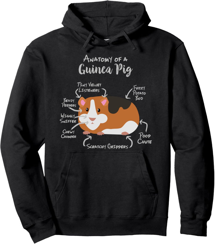 Anatomie eines Meerschweinchens Pullover Hoodie