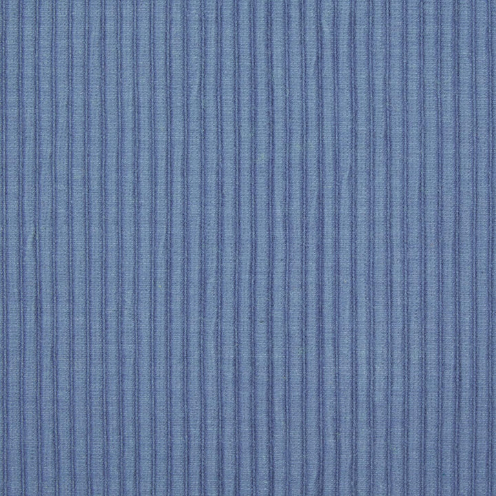 DII Platzdeckchen-Set, 100% Baumwolle, gerippt, Blau Jay, 33 x 48 cm, 6-teilig, Stonewash Blue, 13x1