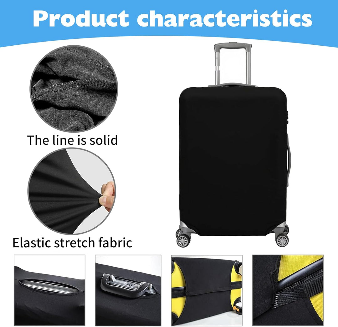 KEAGAN 3 Stück Koffer Schutzhülle Elastisch Kofferhülle Reise Kofferschutzhülle Gepäck Cover Kofferh