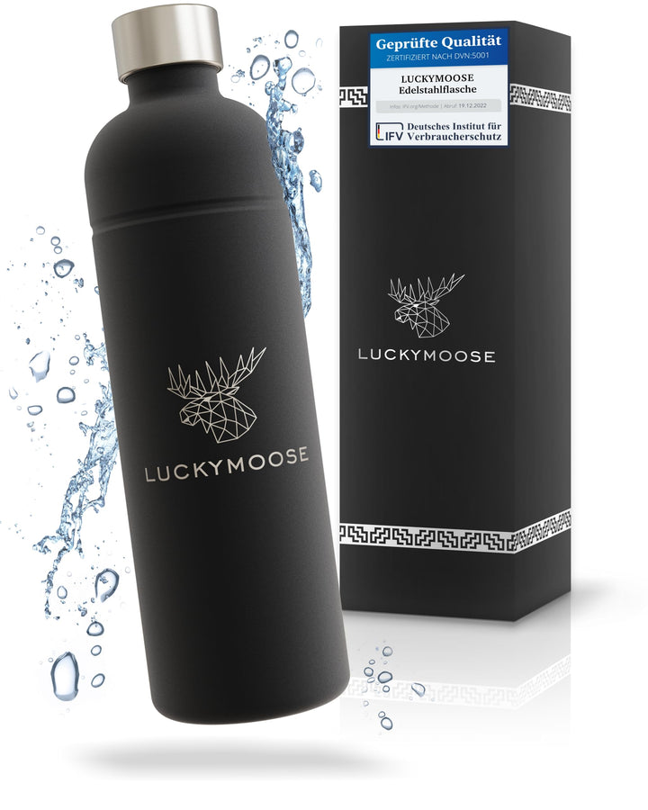 Luckymoose® Flasche für Aarke Carbonator 3, Philips GoZero & Brita sodaOne Wassersprudler - Spülmasc