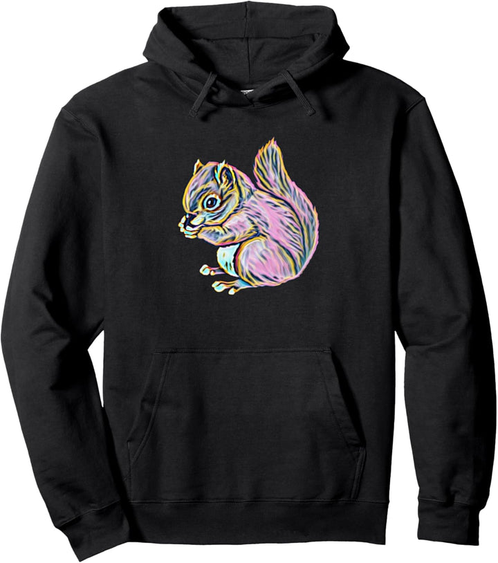 Eichhörnchen Motiv Streifenhörnchen Pullover Hoodie