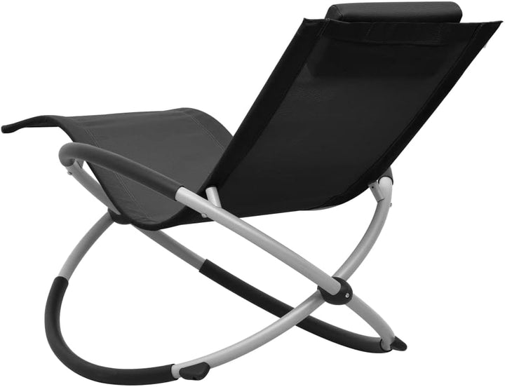 vidaXL Kinder Sonnenliege Schaukelstuhl Liegestuhl Gartenliege Relaxliege Liege Gartenmöbel Schaukel