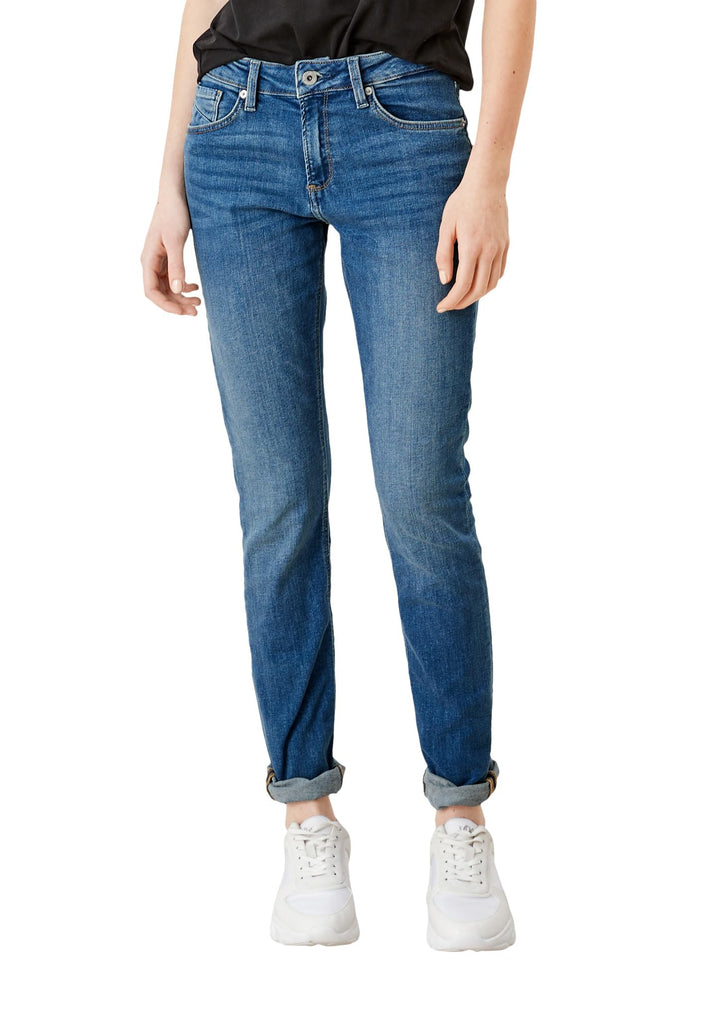 s.Oliver Damen Catie: Slim leg-Jeans blue 38.30, 32/32 (Herstellergröße: 32/32) Blue Stret