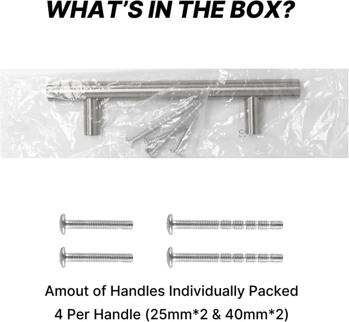 LONTAN 25 Stück Griffe für Küchenschränke Schrankgriffe 160mm lochabstand Küchengriffe Edelstahl Geb