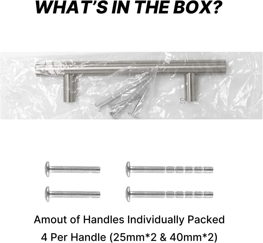 25 Stück Griffe für Küchenschränke LONTAN Schrankgriffe 128mm lochabstand Küchengriffe Edelstahl Geb