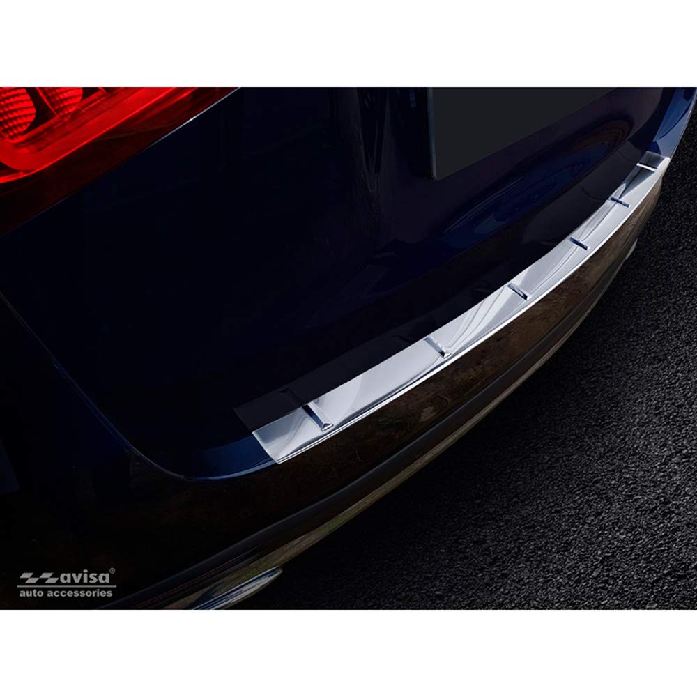 Avisa Edelstahl Heckstossstangenschutz kompatibel mit Mercedes GLE II (W167) 2019- inkl. 53 AMG 'Rib