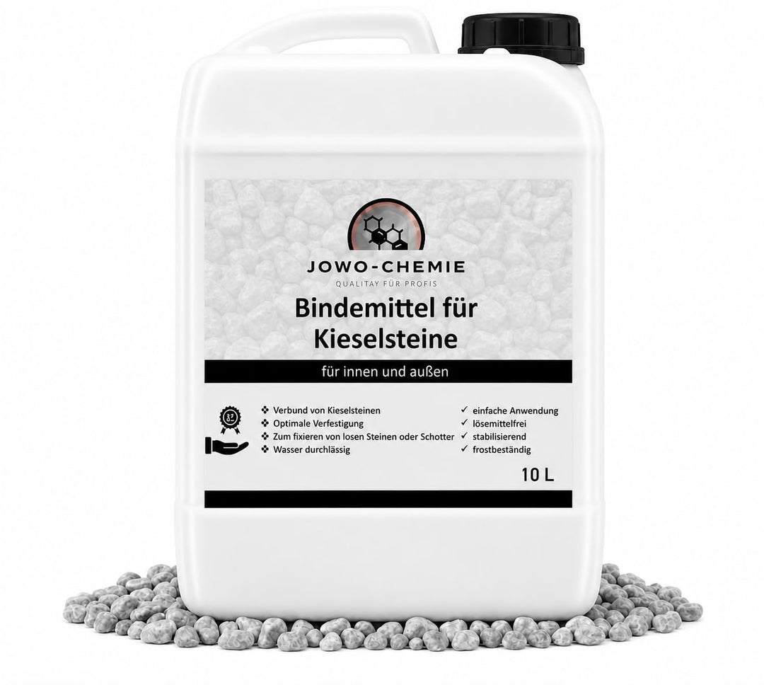 Kiesbinder/Mulchbinder (10L) Kiesverfestiger Bindemittel für Kies/Schotter und Mulch Aller Art Mulch