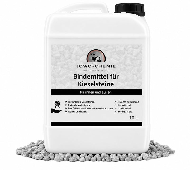 Kiesbinder/Mulchbinder (10L) Kiesverfestiger Bindemittel für Kies/Schotter und Mulch Aller Art Mulch