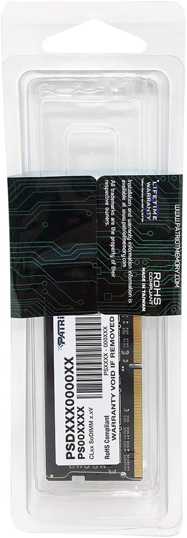 Patriot Signature Series DDR4 16GB (1 x 16GB) 2400MHz (PC4-19200) SODIMM Single Arbeitsspeicher
