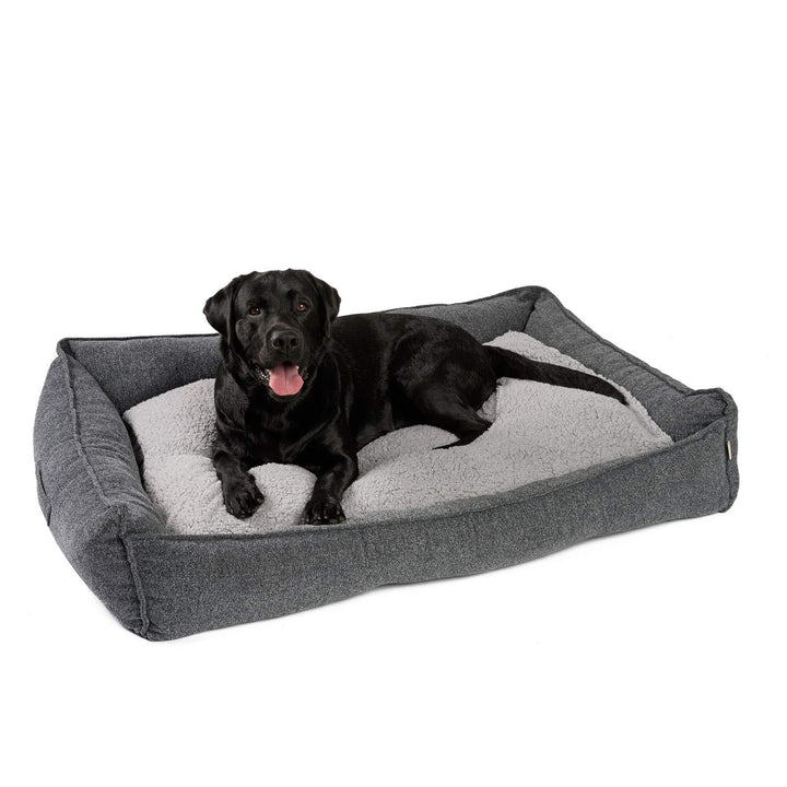 JAMAXX Premium Hundebett Orthopädisch Memory Visco Schaum Waschbar Abnehmbarer Bezug Wasserabweisend