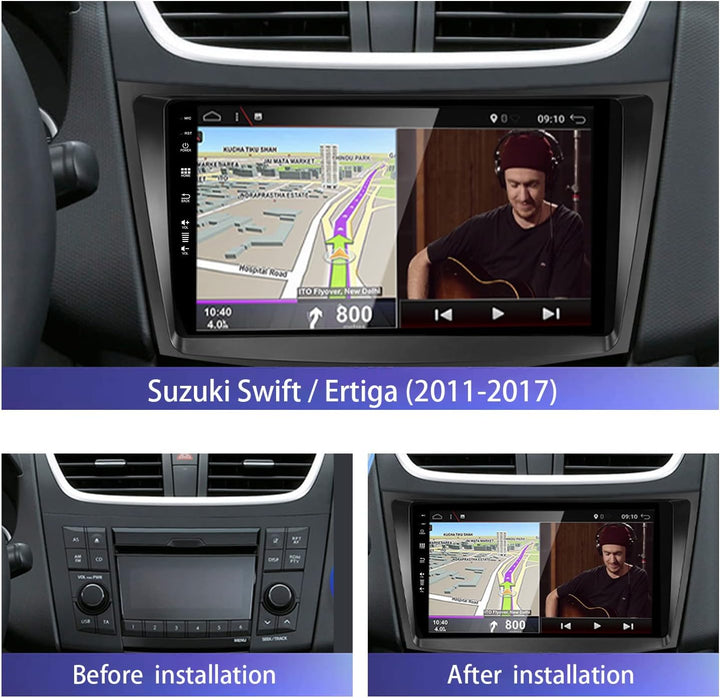 JOYX Android 14 IPS Autoradio Passt für Suzuki Swift/Ertiga (2011-2017) - 4G+64G - Eingebaut DSP/Car