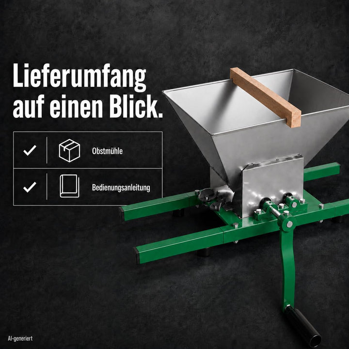 Güde 30009 Obst- und Beerenmühle BM 7, 7 L