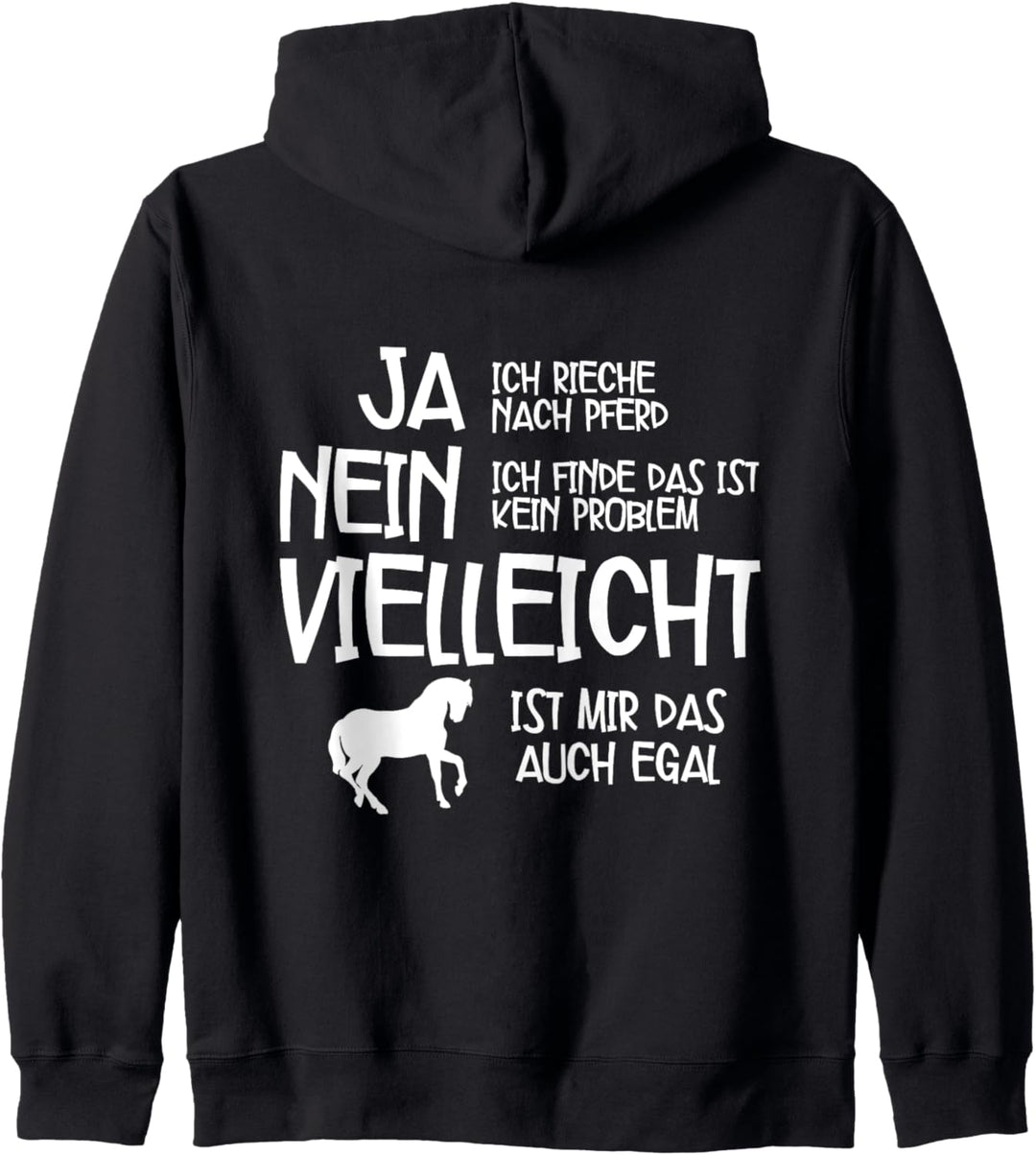 Ja Ich Rieche Nach Pferd Pferde Kapuzenjacke