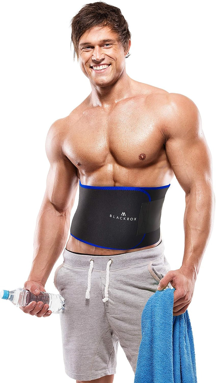 BLACKROX Trimm Your Waist Fitnessgürtel Vergleichssieger Damen &amp; Herren,Schwitzgürtel zur Fettverbre