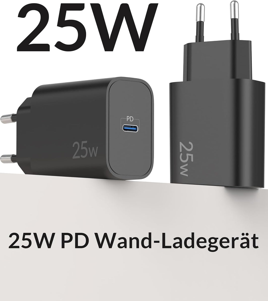 25W USB C Ladegerät mit Ladekabel für Samsung Galaxy S26 Ultra Plus S25 S24 S23 S22 FE 5G A56, Handy