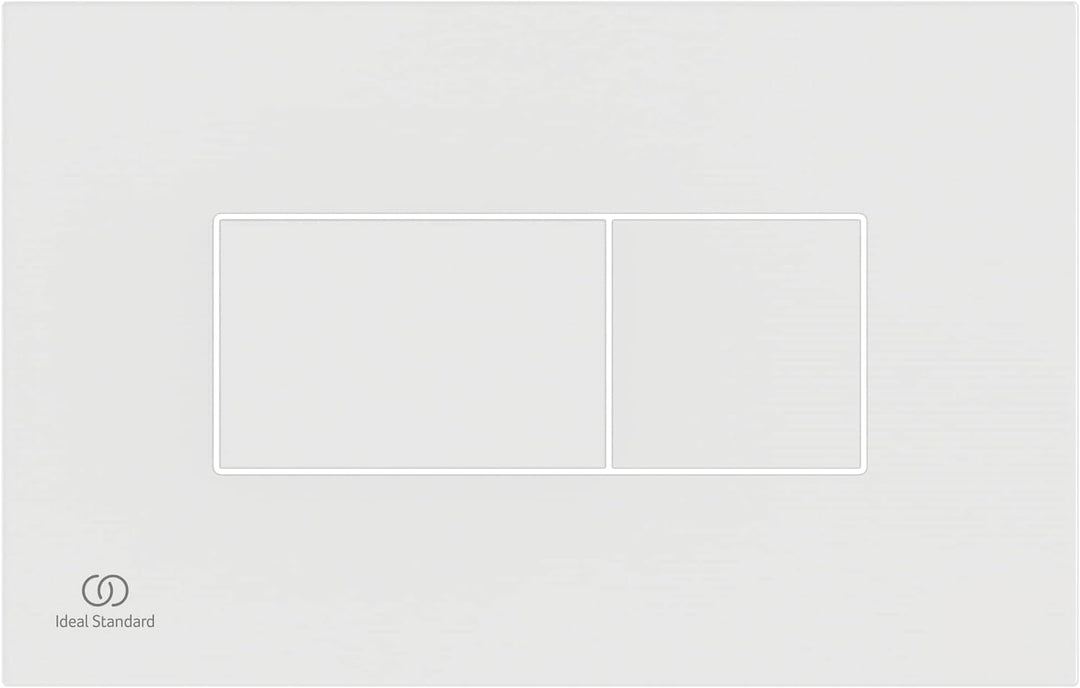 Ideal Standard R0110AC WC Betätigungsplatte, weiss, Solea P2 Pneumatic Toilet Flush Plate - White So