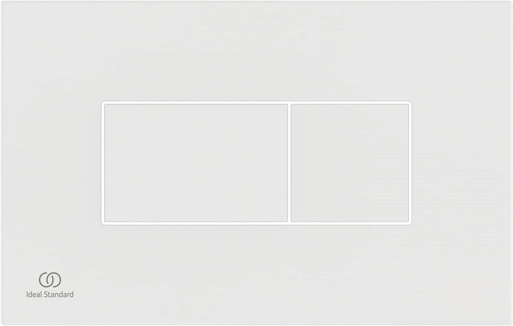 Ideal Standard R0110AC WC Betätigungsplatte, weiss, Solea P2 Pneumatic Toilet Flush Plate - White So