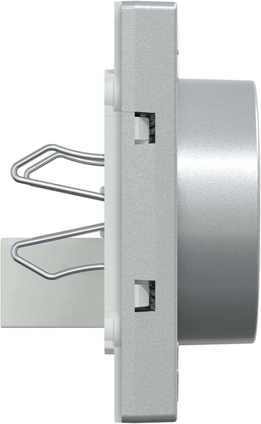 Schneider Electric Merten MEG5252-0460 Drehregler-Modul, Aluminium,Steuerung für dimmbare Lampen, Tr