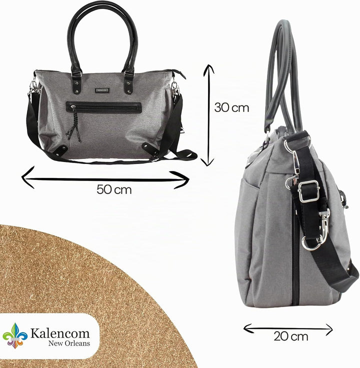 Kalencom Handtasche Umhängetasche stilvolle Baby Wickeltasche mit Wickelauflage, Aufbewahrungsbeutel