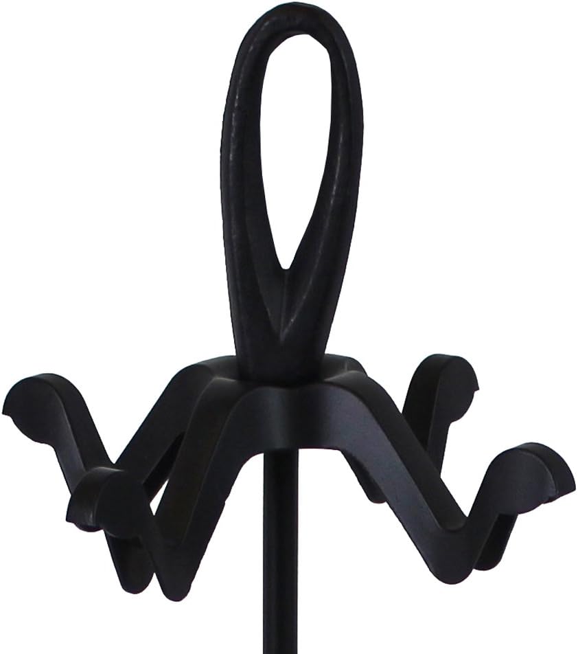 JVL Cotswold Black iron fireside fire tools 5 piece companion set, Cotswold