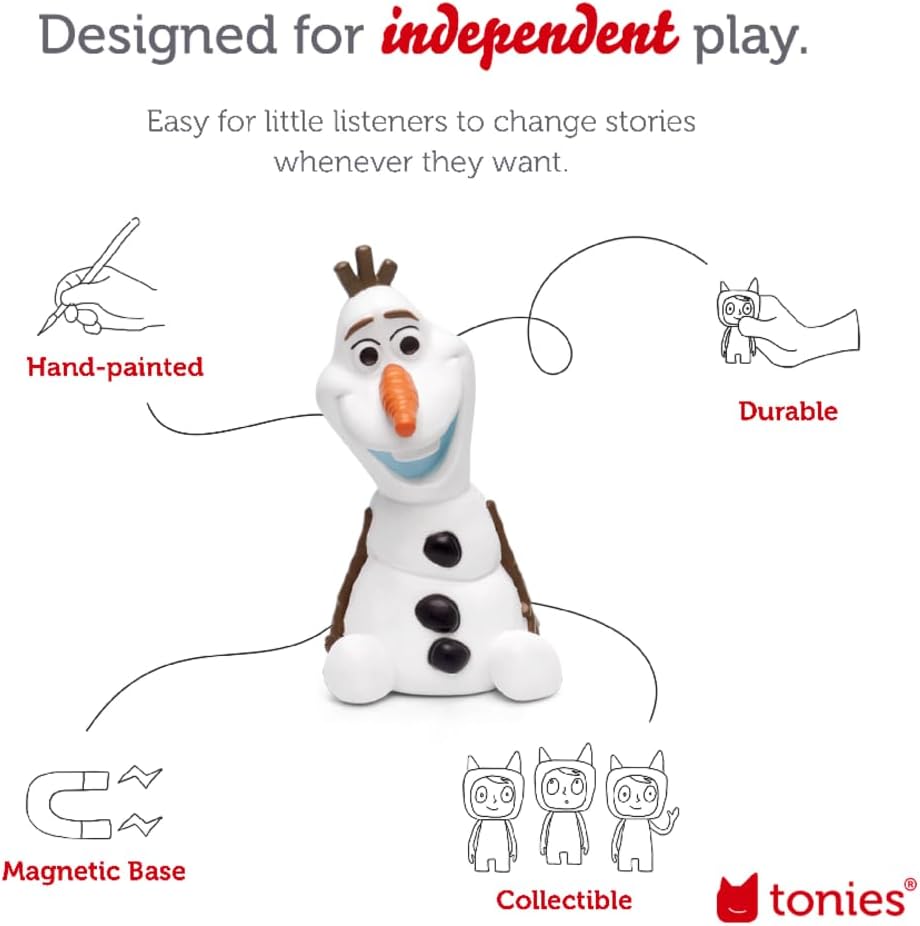 tonies Frozen Olaf Audio Character - Olaf Toy, Disney Hörbücher für Kinder