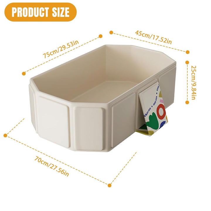 Faltbare Badewanne für Kinder, Tragbare Badewanne, Grosse Kleinkindbadewanne, Tragbares Duschbecken,