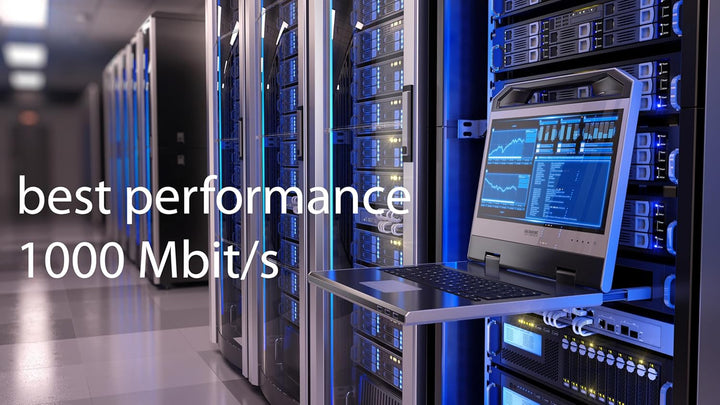 1 aTTack CAT6 PIMF SSTP Netzwerk Patch-Kabel mit 2 x RJ45 Stecker doppelt geschirmt - blau - 10 Stüc