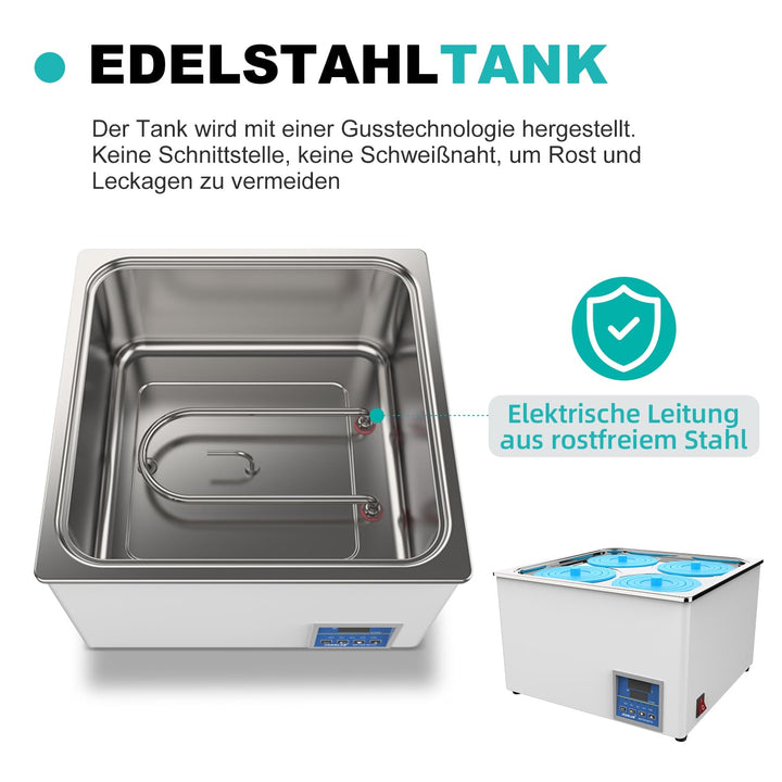 JOANLAB Laborbäder Wasserbäder 12L RT-100 °C with Timer Function Digital Thermostatic Wasserbad Wate