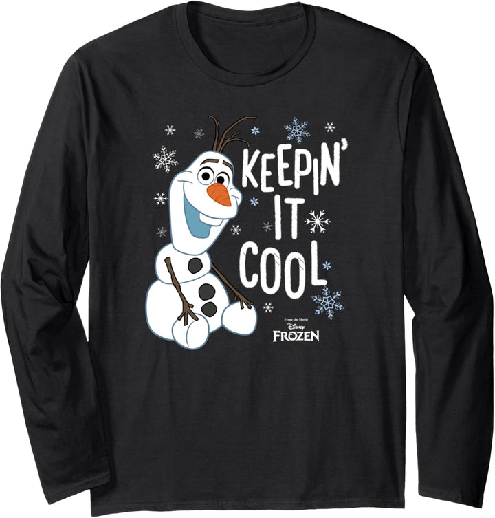 Disney Frozen Olaf Keepin It Cool Langarmshirt