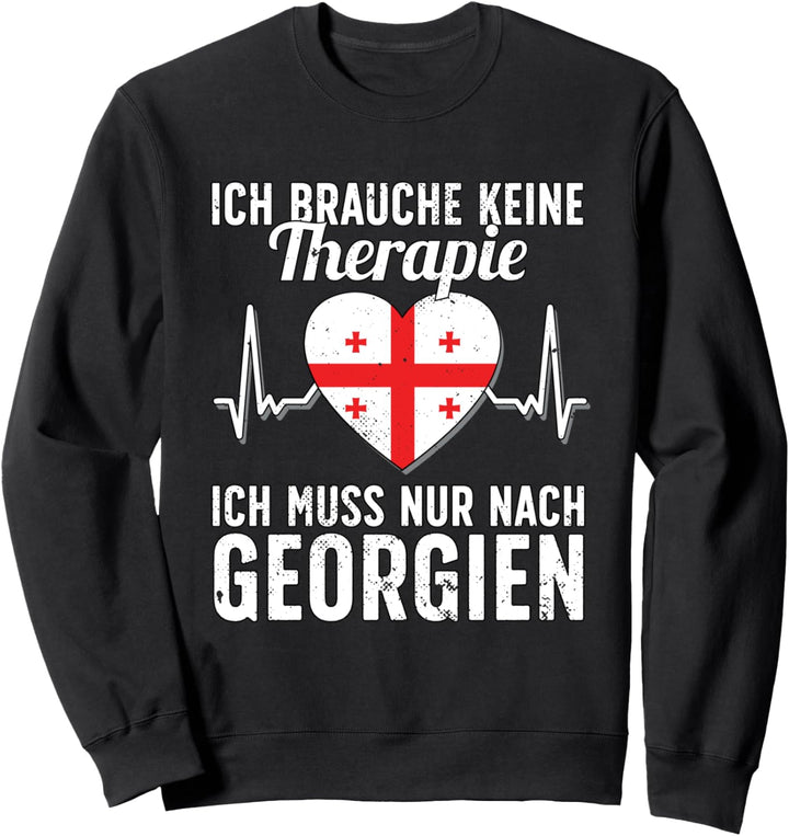 Georgische Flagge I Georgien Urlaub I Georgien Sweatshirt