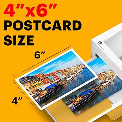 KODAK PD460 - Farbfotodrucker, 10 x 15 cm, Bluetooth und Docking, Weiss/Schwarz Schwarz Single, Schw