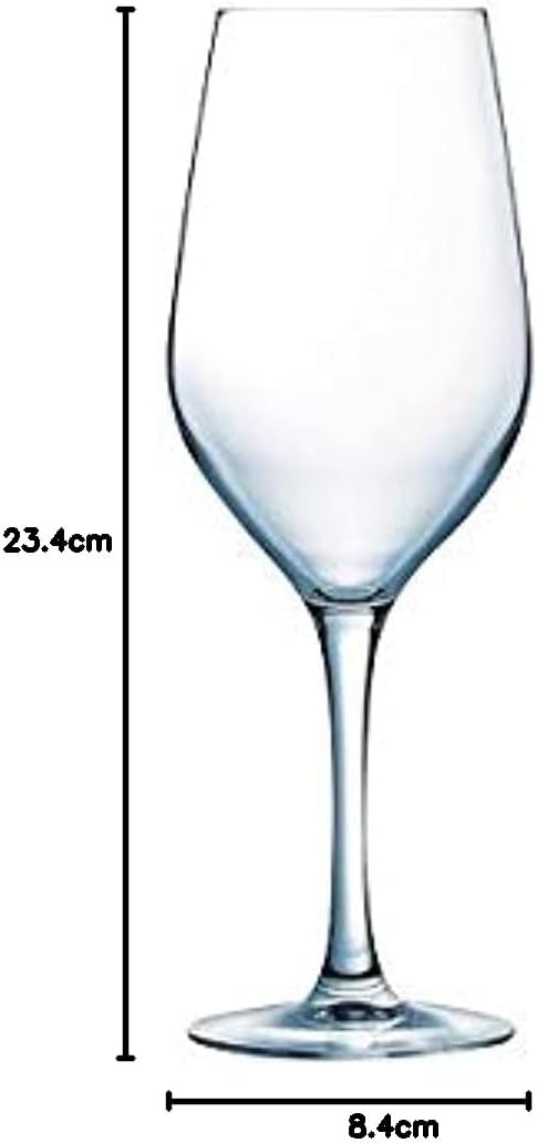 Arcoroc ARC H2006 Mineral Weinglas, 450ml, Glas, transparent, 6 Stück wine glass 450ml Transparent,