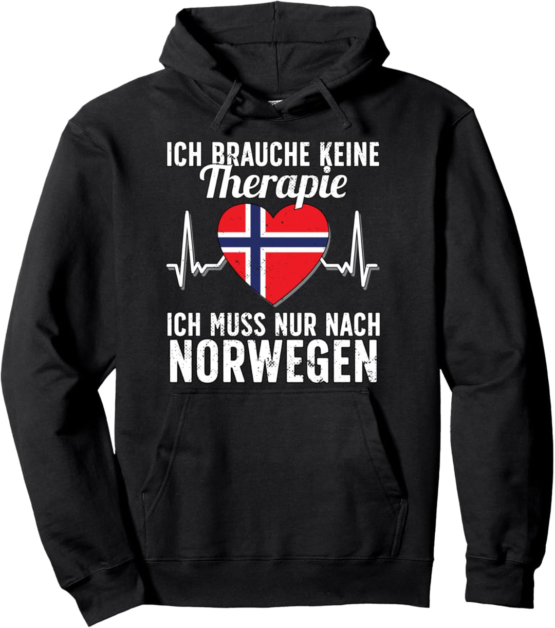 Norwegische Flagge I Norwegen Urlaub I Norwegen Pullover Hoodie