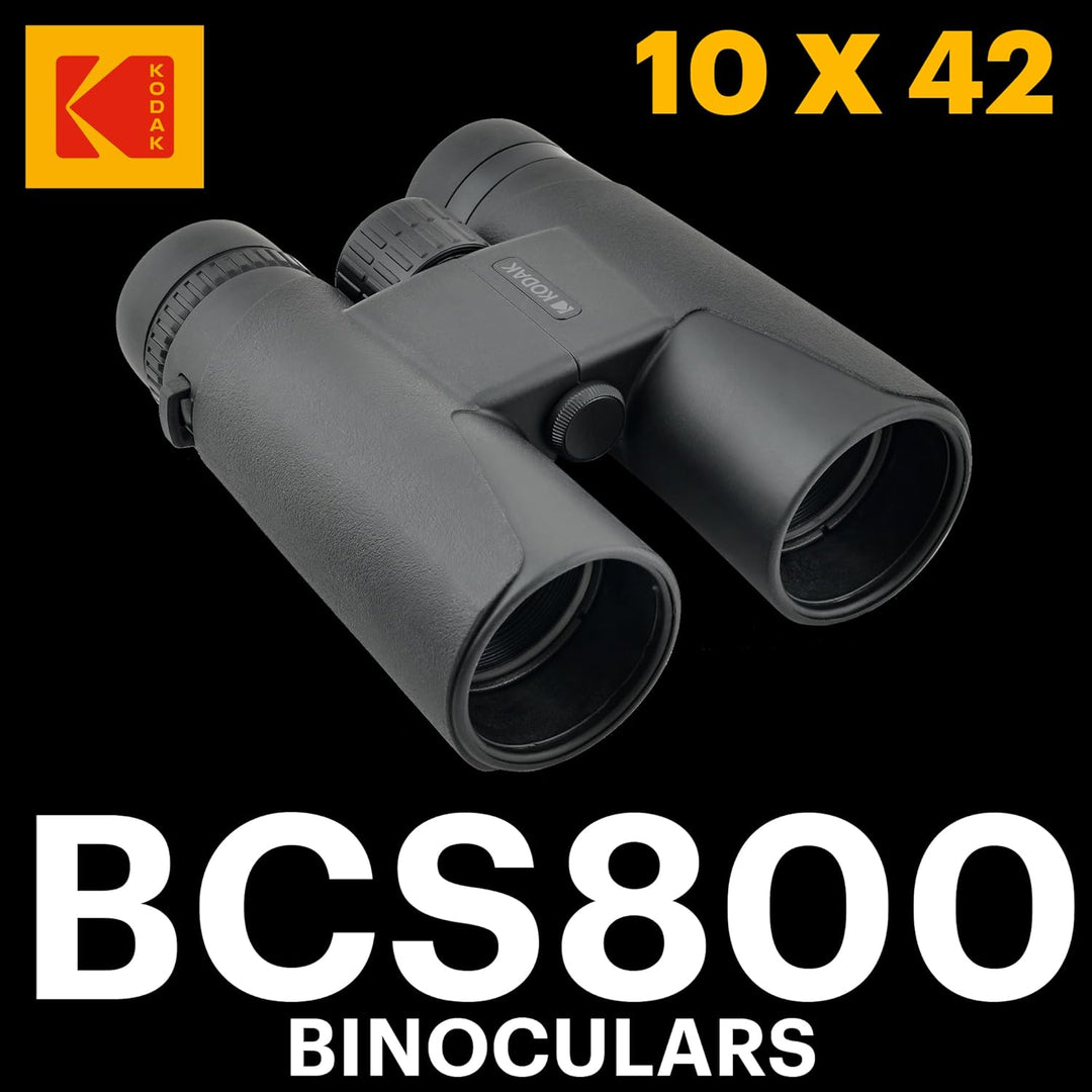 KODAK Fernglas BCS800 – Kompakte Binokulare Ferngläser, 8-facher Zoom, Sichtfeld von 126 m bei 1000