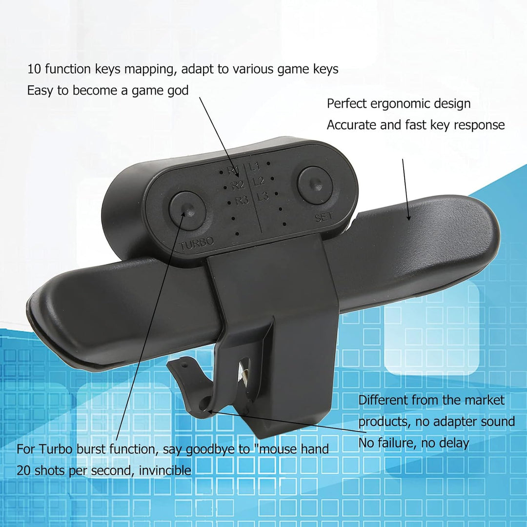 Ergonomische Multifunktions Controller Paddles, 10 Tasten Controller Back Paddles Burst Funktions Co