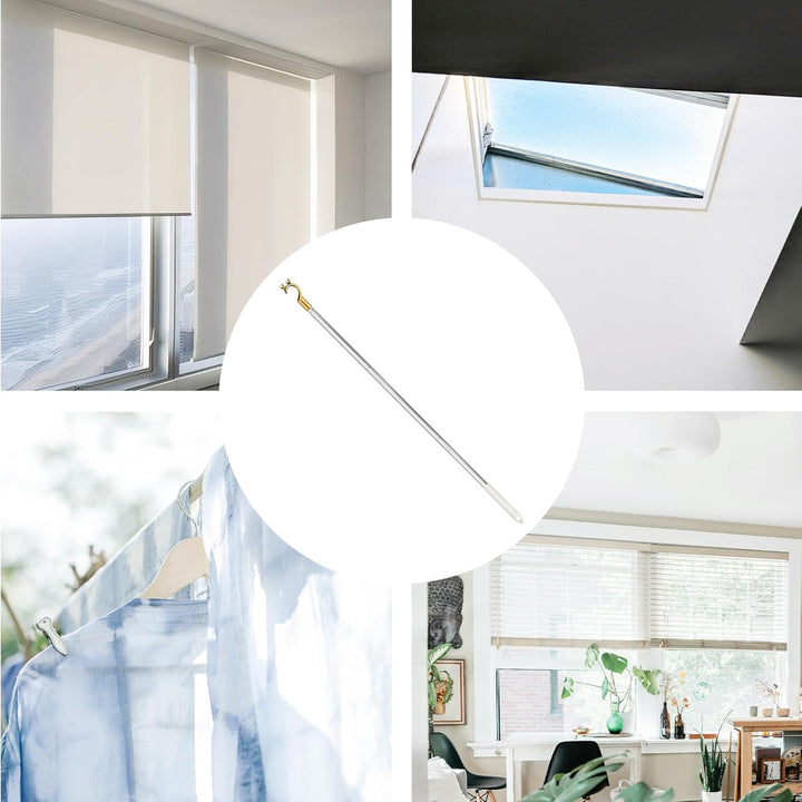 Dachfenster Stange zum Öffnen - Stab mit Haken, Dachfenster Öffner Stange, Stock mit Haken Fenster,