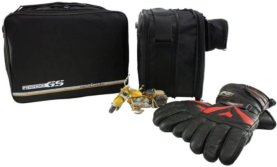 made4bikers Promotion-Bag: Bedruckte Koffer Innentaschen mit ABNEHMBARER Aussentasche passend für BM