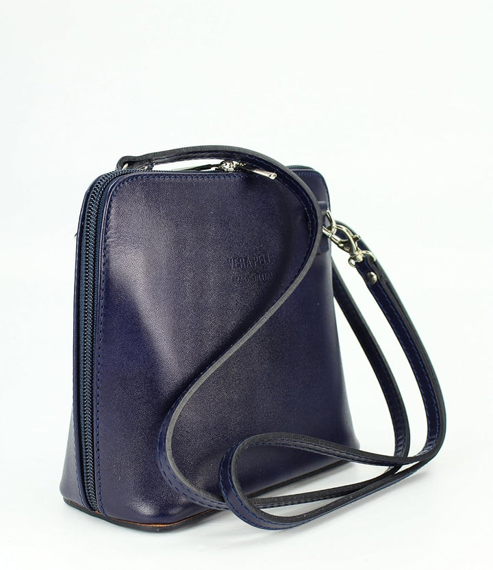 Belli italienische Ledertasche Damen Umhängetasche klein Handtasche Schultertasche Abendtasche in du
