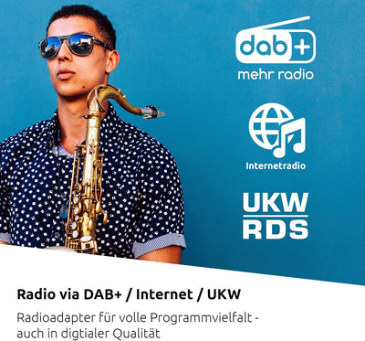 TechniSat DIGITRADIO 21 IR - Küchenradio (Unterbauradio inkl. Montageplatte, Internetradio DAB+, DAB