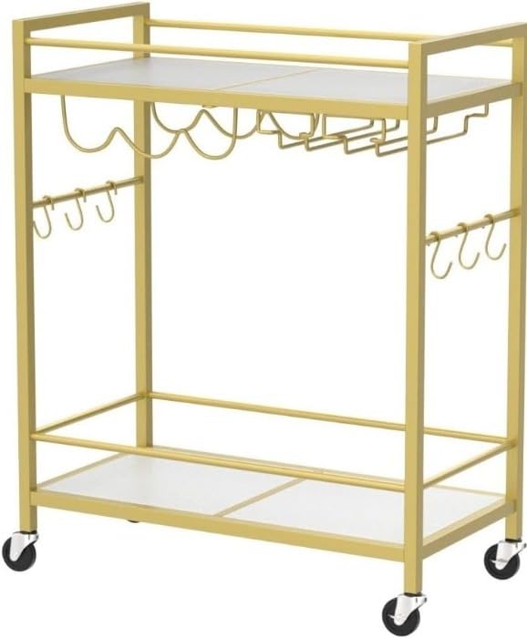 Hoppa! - Servierwagen - multifunktional, Metall, Kunststoff, 60 × 33 × 83 cm