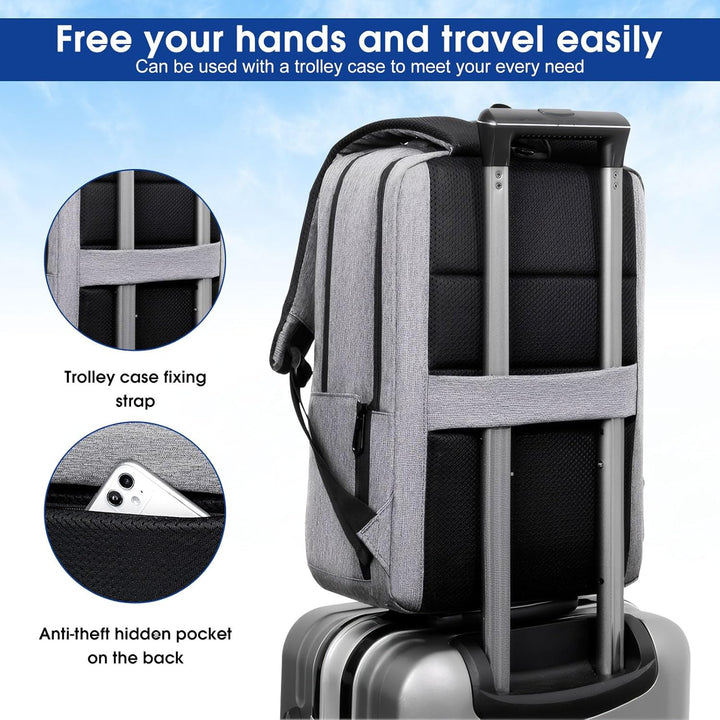SHANNA Business Rucksack Herren, Reiserucksack für Flugzeug Unter Sitzplatz, Handgepäck Tasche Backp