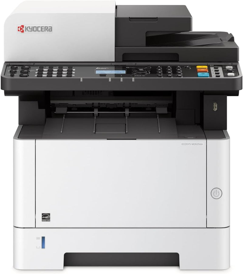 Kyocera Ecosys M2635dn Multifunktionsdrucker Schwarz Weiss. 35 Seiten pro Minute. Drucker Scanner Ko