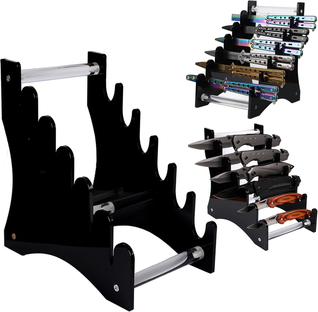 Messerhalter, Messerständer, Messervitrine, Sammelmesserständer, Messersammelständer, Taschenmesser