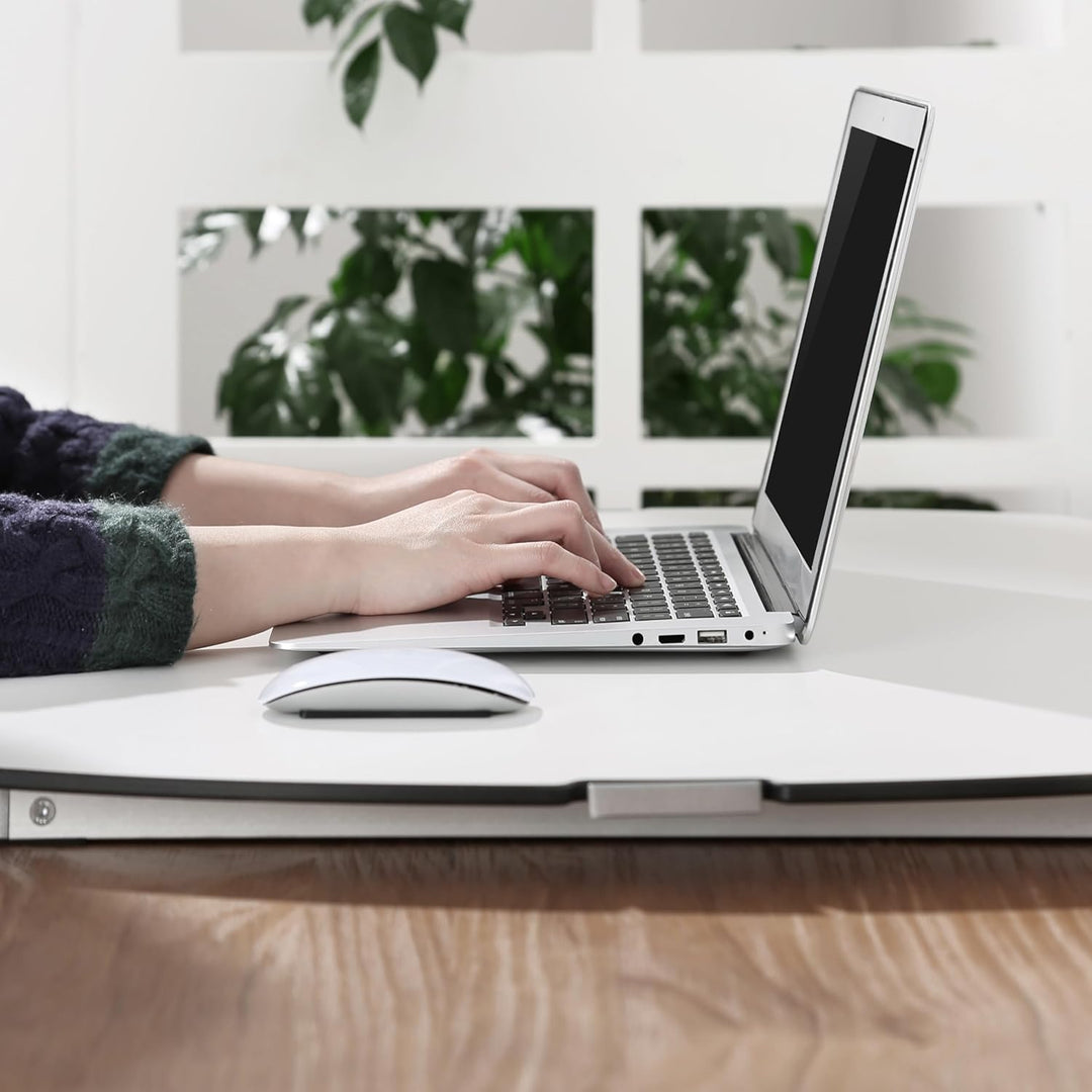 RICOO Schreibtischaufsatz Höhenverstellbar Ergonomisch Stehschreibtisch Aufsatz Tischaufsatz TS1111
