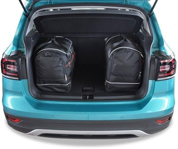 KJUST Dedizierte Reisetaschen 3 stk kompatibel mit VW T-CROSS I 2018+ Car Bags