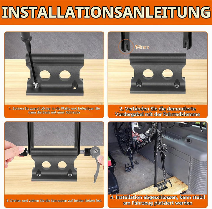 2 Stück Fahrrad Gabelhalterung Schnellspanner Aluminiumlegierung Fahrradgabelhalterung Vorderradgabe