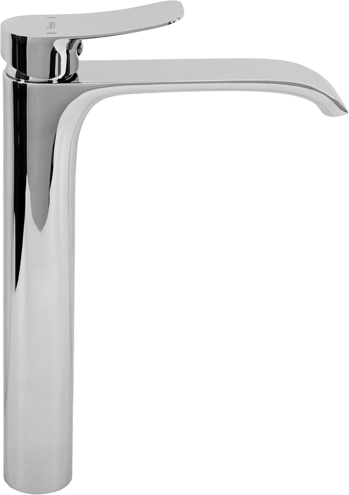 Rea Waschbecken-Wasserhahn, Dart, Chrom, hohes Messing, Badezimmer-Mischbatterie, Einhebelmischer, h