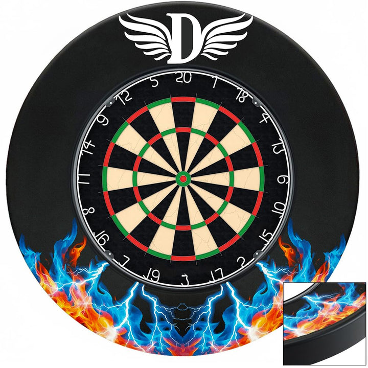Dlishka Dartscheibe Dart ZubehöR-Dart Surround Eva,Dartscheibe Schutzring FüR Verpasste WüRfe,Einfac