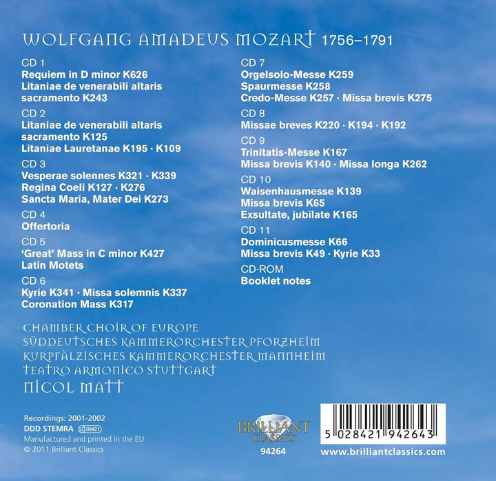 Choral Classics: Geistliche Werke, Audio-CD